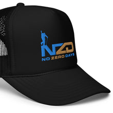 Load image into Gallery viewer, NZD Backcountry Blue/Brown Foam trucker hat