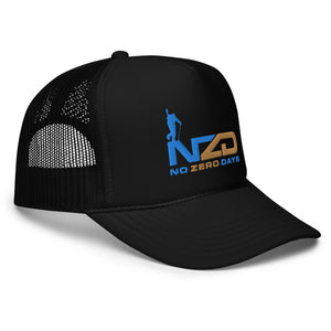 NZD Backcountry Blue/Brown Foam trucker hat