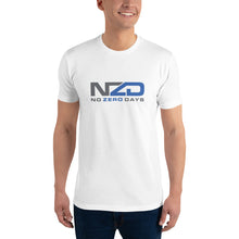 Load image into Gallery viewer, NZD White Black and Blue Short Sleeve T-shirt