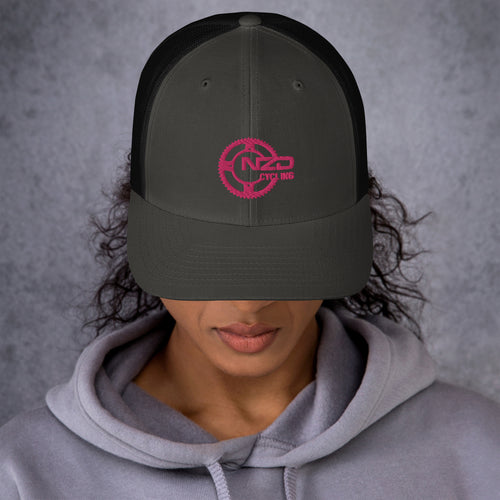 NZD Charcoal/Pink Trucker Cap