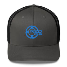 Load image into Gallery viewer, NZD Cycling Charcoal/Blue/Grey Trucker Cap