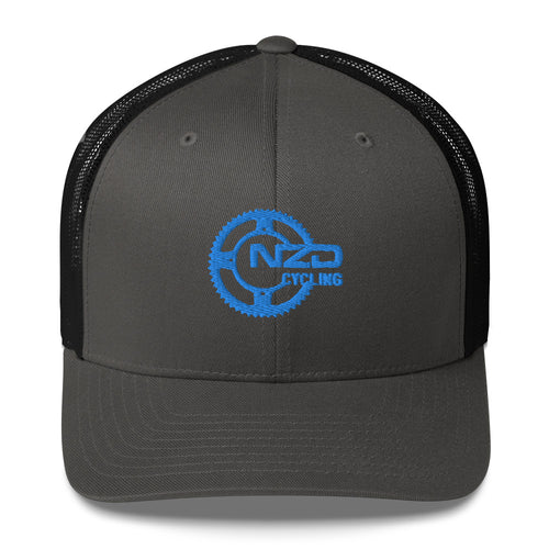NZD Cycling Charcoal/Blue/Grey Trucker Cap