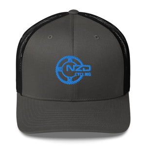 NZD Cycling Charcoal/Blue/Grey Trucker Cap
