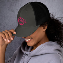 Load image into Gallery viewer, NZD Charcoal/Pink Trucker Cap
