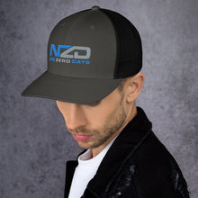Load image into Gallery viewer, NZD Charcoal/Blue/Grey Trucker Cap