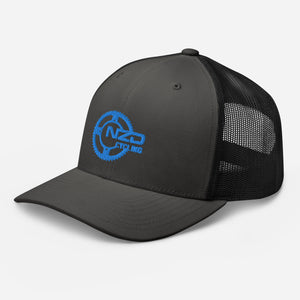 NZD Cycling Charcoal/Blue/Grey Trucker Cap