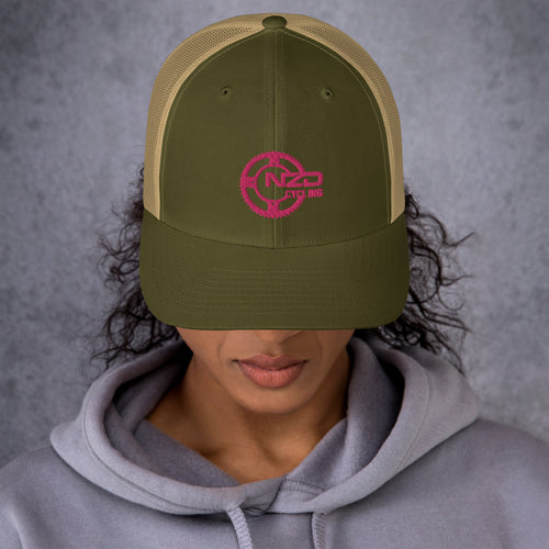 NZD Pink/Moss Trucker Cap
