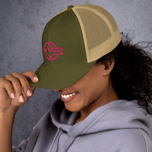 NZD Pink/Moss Trucker Cap