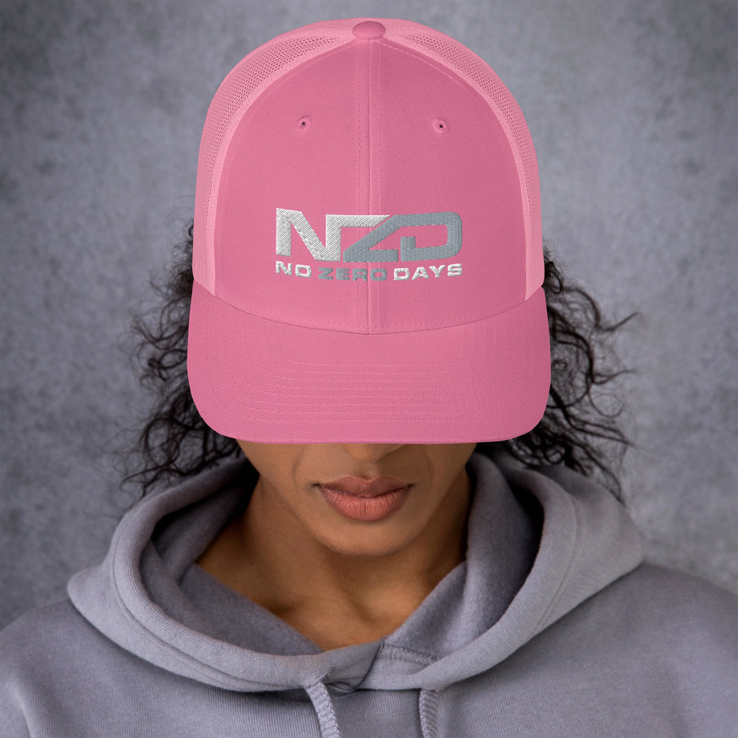 NZD Pink/Grey/White Trucker Cap