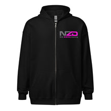 Load image into Gallery viewer, NZD Pink Grey Unisex heavy blend zip hoodie