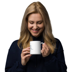 NZD Mountain Man Invitational White glossy mug