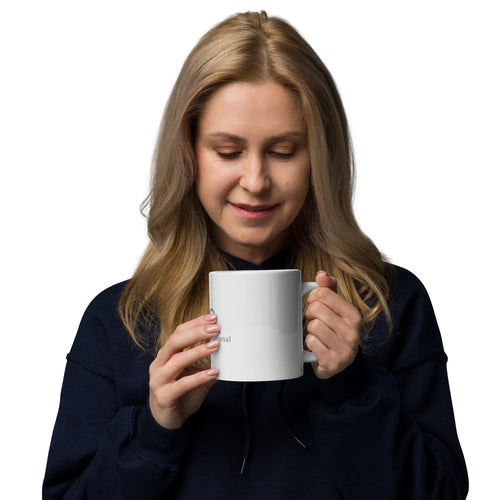 NZD Mountain Man Invitational White glossy mug