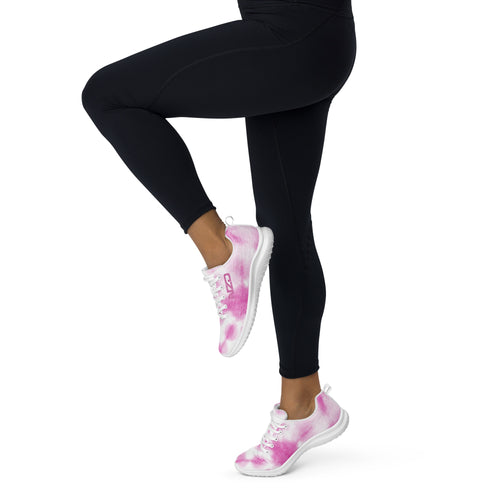 NZD Pink Watercolor Women’s athletic shoes