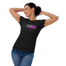 Load image into Gallery viewer, NZD Grey/Pink Women&#39;s short sleeve t-shirt