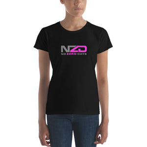 NZD Grey/Pink Women's short sleeve t-shirt