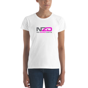NZD Grey/Pink Women's short sleeve t-shirt