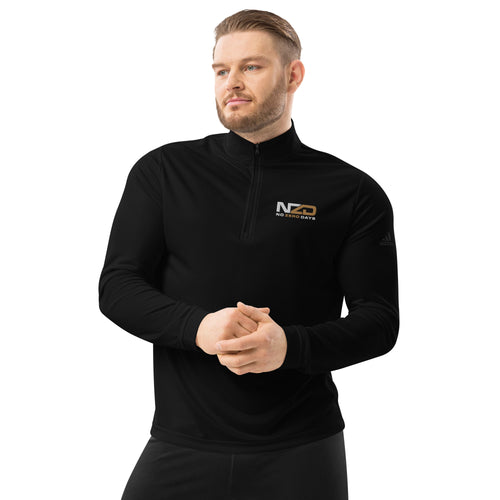 NZD Quarter zip pullover Brown/White