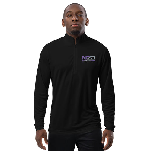 NZD Quarter zip pullover Purple/Grey