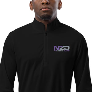 NZD Quarter zip pullover Purple/Grey