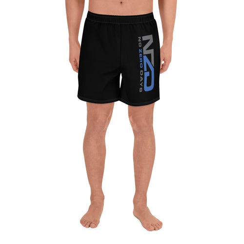 NZD Black Men's Recycled Athletic Shorts