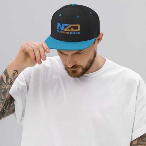 NZD Black And Blue Snapback Hat