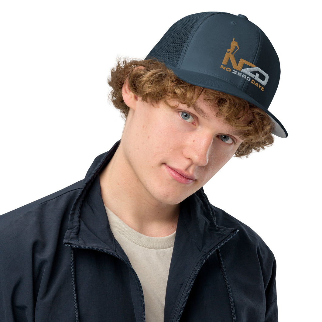 NZD Backcountry Navy Closed-back trucker cap