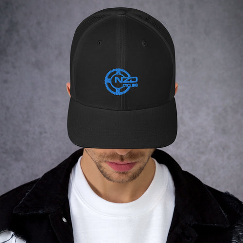 NZD Cycling Blue Trucker Cap