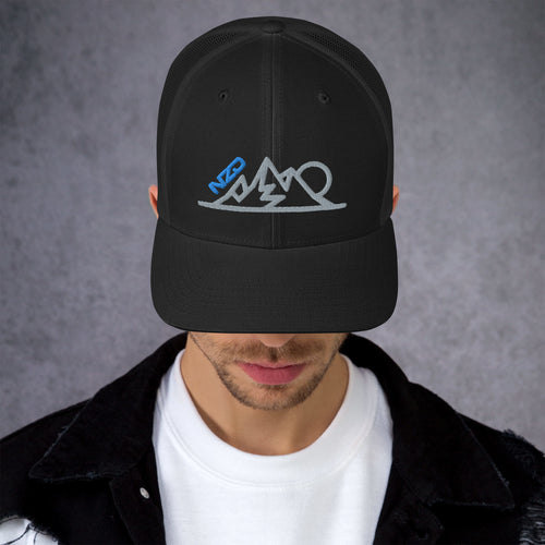 NZD James Gang Trucker Cap Black/Blue/Grey