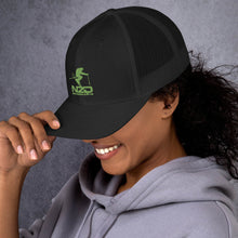 Load image into Gallery viewer, NZD Sendit Ski Black/Lime Trucker Cap Unisex
