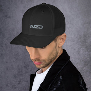 NZD Black/Silver Trucker Cap