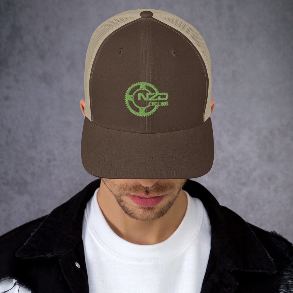 NZD Cycling Tan/Brown Trucker Cap