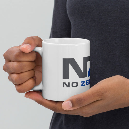 NZD Blue/Grey White glossy mug